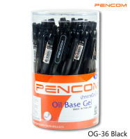 Pencom OG36-BK ปากกาลูกลื่นหมึกน้ำมันแบบกด