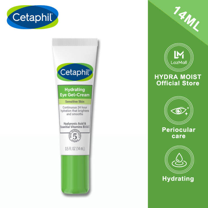 Cetaphil Hydrating Eye Gel Cream With Hyaluronic Acid For Sensitive