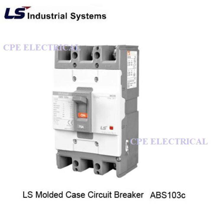 Ls Abs C A Pole Molded Case Circuit Breaker Mccb Ka Lazada