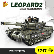 Đồ chơi Lắp ráp Xe Tăng Đức Leopard 2 - Panlos 632003 Tank German Leopard