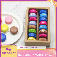 ?【Lowest price】Qearl Macaron packing BOX งานแต่งงานปาร์ตี้เค้กเก็บบิสกิตกระดาษตกแต่งเค้ก