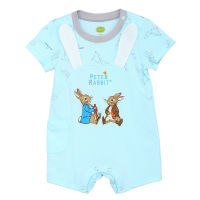 ENFANT  ชุดหมีขาสั้น Collaction PETER RABBIT  สีฟ้า Size 60-80