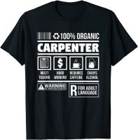 Mens Carpenter Ingredients | Funny Novelty Carpenters T-Shirt ClassicFamily Tops &amp; Tees Prevailing Cotton Men T Shirt