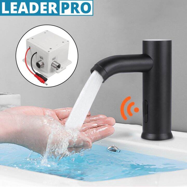 Automatic Infrared Sensor Faucet Kitchen Deck Mount Smart Touch Hands