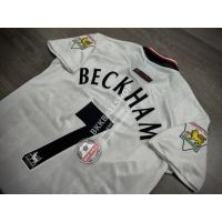 [Retro] - เสื้อฟุตบอล ย้อนยุค แมนยู Away เยือน 1997/99 Full Option พร้อมเบอร์ชื่อ 7 BECKHAM