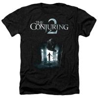 เสื้อยืดแขนสั้น พิมพ์ลาย The Conjuring 2 Affiche Heather เหมาะกับของขวัญวันเกิด แฟชั่นยอดนิยม สไตล์คลาสสิก สําหรับผู้ชาย  6BMY