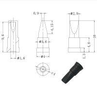 10ชิ้นสีดำซิลิโคน Duckbill วาล์ว One-Way Check Valve 4*1.6*10มม. สำหรับ Liquid และ Gas Backflow ป้องกัน