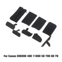 NEW High Quality Rubber Door Bottom Cover For Canon EO600D 40D 1100D 5D 70D 6D 7D USB Camera Wires  Leads Adapters