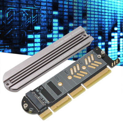 M.2อะแดปเตอร์ PCIe การ์ดอลูมิเนียมอัลลอยด์ SSD สำหรับ PCIe อะแดปเตอร์4.0สำหรับช่อง X16