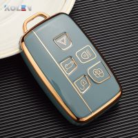 โครงเปลือกนอกเคส Kunci Remote Mobil TPU สำหรับโรเวอร์เรนจ์โรเวอร์บกกีตาร์ XJ XF อิสระ Evoque ค้นพบ4รถจากัวร์