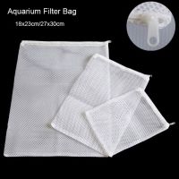 White 5Pcs Filter Net Bag Mesh Bag Acquarium Pond For Bio Ball Carbon Media Ammonia Aquarium Fish Tank Isolation Bag Filters Accessories