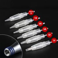 Variety of Cartridge needle 10PCS 1R/D1R/3R/5R/5F/7F Disposable Sterilized Tattoo Permanent Makeup Needle Tips for Eyebrow lip