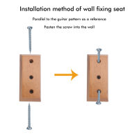 ที่แขวนกีตาร์เก็บกีตาร์ไม้เนื้อแข็งสำหรับเครื่องดนตรีตัวยึดไวโอลิน