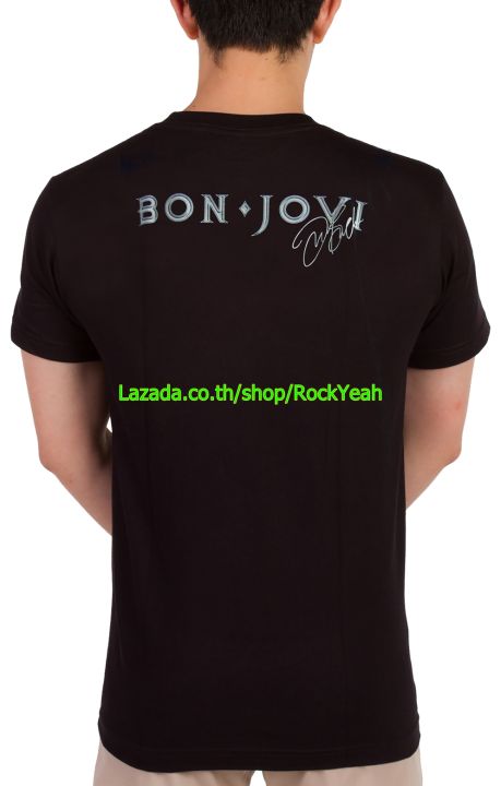 เสื้อวง-bon-jovi-บอน-โจวี-ไซส์ยุโรป-เสื้อยืดวงดนตรีร็อค-เสื้อร็อค-rcm805-สินค้าในประเทศ