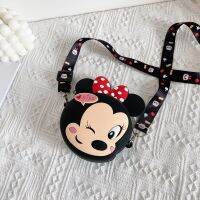 MOUMOU # Mickey กระเป๋าคนส่งเอกสารของเด็กผู้หญิง Crossbody การ์ตูนกระเป๋าสะพาย Minnie กระเป๋าถือเด็กกระเป๋ามินนี่การ์ตูนมินิอะนิเมะกระเป๋าเครื่องประดับสำหรับเด็ก