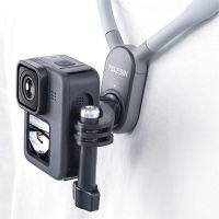 อะแดปเตอร์ยึดแนวตั้ง360 ° อเนกประสงค์สำหรับ Gopro 11/10/9/8 SJCAM หมวกกันน็อคยึดคางอุปกรณ์เสริมกล้องแอคชั่น