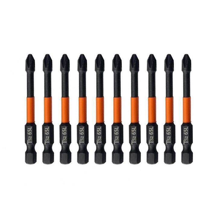 HOMETOOL High Strength PH2 Screwdriver Bit Set 10pcs Impact
