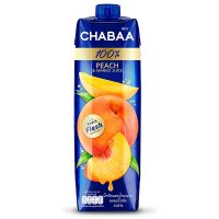 Free delivery Promotion Chabaa Peach with Mango Juice 1ltr. Cash on delivery เก็บเงินปลายทาง