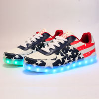 RayZing Led shoes for adults Unisex men casual Luminous Glowing Shoes Man Casual Sneakers USB Rechargeable LED Shoes