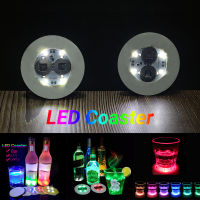 ที่รองแก้ว LED สำหรับบาร์ที่รองตกแต่งขวดมีไฟ LED ส่องสว่างกันน้ำปลอดภัย