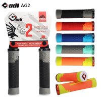 ODI AG2 Bike Grips Integrated Lockable Bicycle Handlebar Grips Waterproof Mountain Bike Grip Damping Mtb Cuffs Bicycle Part Handlebars