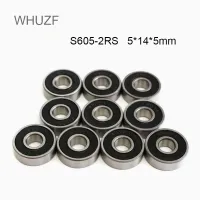 【LZ】﹍❂✹  Whuzf 10/20/50 pces S605-2RS 605rs 5x14x5mm ABEC-5 605 2rs rs rolamento de esferas profundo de aço inoxidável do sulco protegido S605-2RS 5x14x5mm