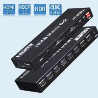 ตัวแปลงสัญญาณ2สวิทช์เมทริกซ์ HDMI 4x เมทริกซ์จริงสวิตซ์ HDMI 4K 60Hz HDMI 6X2 Matrix HDMI 2X2 Matrix HDMI Matrix 2X4 Matrix สำหรับพีซี