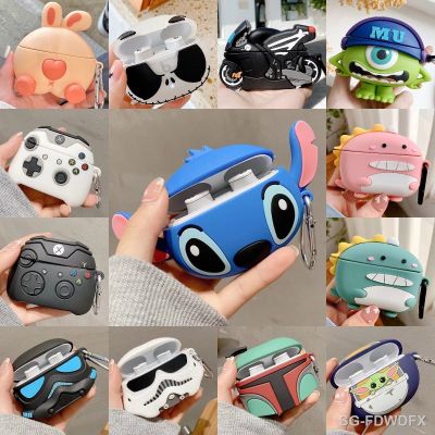 INS Cute Disney Stitch Silicone Earphone Case for Beats Studio Buds 3D Wireless Bluetooth Earphones Shockproof Protective Cover