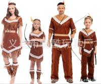 [COD] pretty princess indigenous costume parent-child tassel savage forest hunter