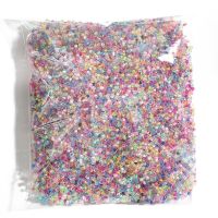 ‘【；】 60G / Bag Diameter 2/3/4Mm Dyed Core Small Glass Beads Hand DIY Jewelry Materials Self-Made Earrings Tassel Scattered Beads