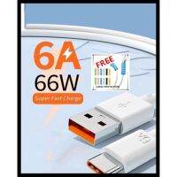 66W Supercharger สาย6A Type C สาย USB Super Fast สายชาร์จข้อมูลสำหรับ Mate 40 Pro RS Nova 7 8 8SE P40 Pro