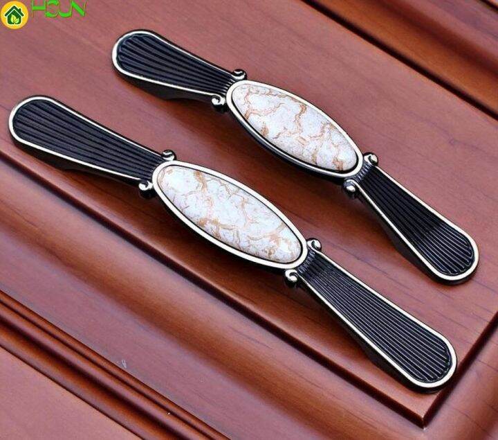 chic-black-dresser-drawer-pull-handles-ceramic-kitchen-cabinet-handle-door-handle-furniture-hardware