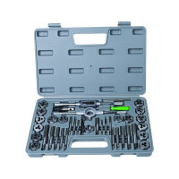 40 Pcs Metric Tap &amp; Die Set Hand Threading Tool