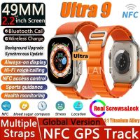 *GPS Smart Watch 49Mm Ultra 9 Bluetooth Call NFC เข็มทิศเส้นทาง Track Ip68 Smartwatch Microwear U9 Ultra Smart Watch สำหรับผู้ชายผู้หญิง