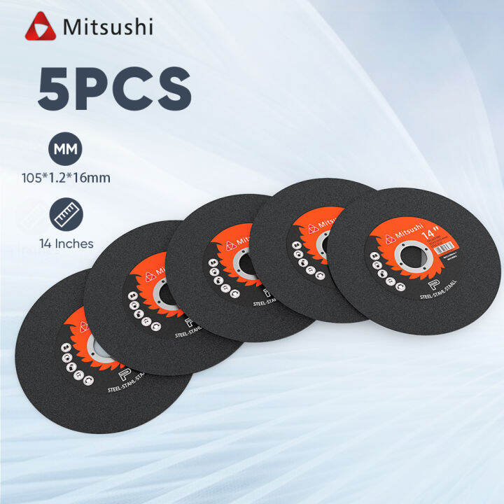 Mitsushi 14 Steel Cutting Disc 5pcs For Miter Saw Cutting Machine