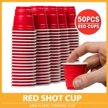 50pcs/set 450ml Red Disposable Plastic Cup Party Cup Bar Restaurant  Supplies Household Items Suppli