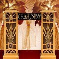 2 Great Gatsby 1920S Roa 20ฉากหลังพื้นหลังถ่ายภาพของตกแต่งปาร์ตี้วันเกิดพรหมชุดแต่งงานถ่ายภาพ10X10 8X8