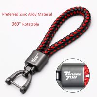 For YAMAHA TENERE 700 Tenere700 2019 2020 2021 2022 Accessories Custom LOGO Motorcycle Braided Rope Keyring Metal Keychain