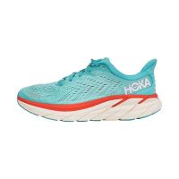 Original HOKA ONE Clifton 8 Shock Absorbing Road Sports Shoes Mens and Womens Walking Sports Shoes Black and White Running Shoes