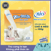 Sữa bột cao cấp Bio-milk 100g sữa bột cho chó mèo Phụ kiện Long Vũ