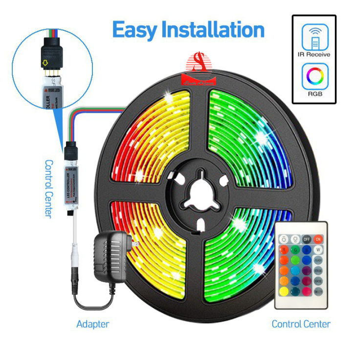 Lampu Led Strip RGB Warna Warni/Lampu Hias 5 Meter | Lazada Indonesia