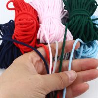 50Yard 3MM Round Mouth Mask Elastic Band Mask Rope Rubber Band Tape Mask Ear Hanging Rope Belt String Oil Core DIY Sewing Crafts