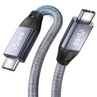 USB C Gen 2 Cable (2-Pack), 100W 5A USB Power Delivery (PD) USB 3.1 Type-C Fast Charging Braided Compatible