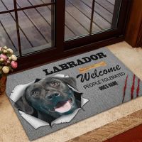 CLOOCL Labrador Doormat Decor 3D Print Home Living Room Carpet Super Soft Absorbent Bathroom Door Mat Welcome Mat for Front Door