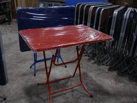 โต๊ะพับ3ฟุตหน้าพลาสติก-ขาเป็นเหล็ก-ราคาส่ง-โรงงานส่งเองใช้นั่งทานข้าว-ขายของ-อุปกรณ์ตลาดนัด-ขนาด60-85-76cm-มี2สีให้เลือกสรร-สีน้ำเงินและส
