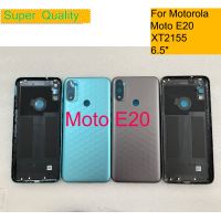 10Pcs/Lot For Motorola Moto E20 Housing Battery Cover For Moto E20 Back Cover Case Rear Door Chassis Shell Replacement