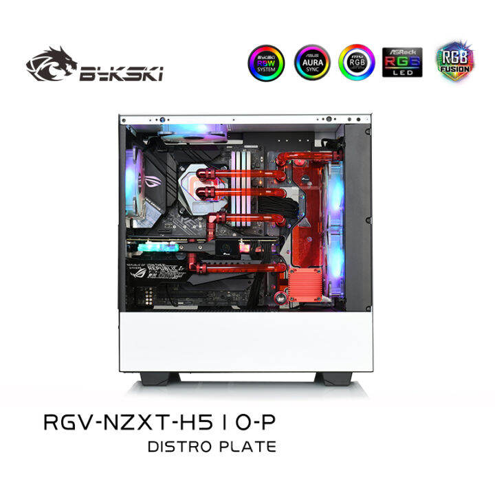 Bykski Water Cooling Kit For NZXT H510 Flow Case, Waterway Board For