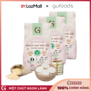 Combo 3 Bánh ăn dặm hữu cơ cho bé GUfoods- Dễ tiêu hoá