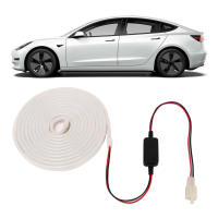 ชุดแถบไฟ LED รอบทิศทางด้านหน้า Trunk Frunk สำหรับ Tesla รุ่น 3 Y 2021 และใหม่กว่า