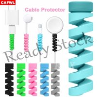 【Ready Stock】 ℗✱﹉ B40 Cable winder candy color charging cable protector bite thread spiral cover data cable protection